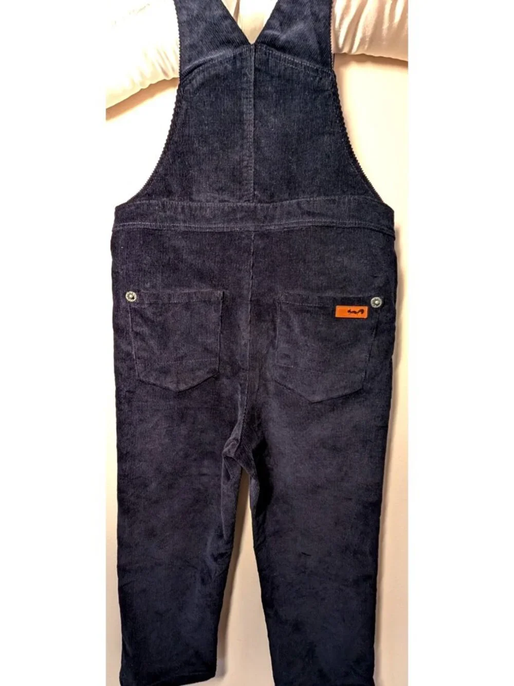 Cyrillus Paris Baby Corduroy Dungarees Overalls, Navy, Size 36 Months